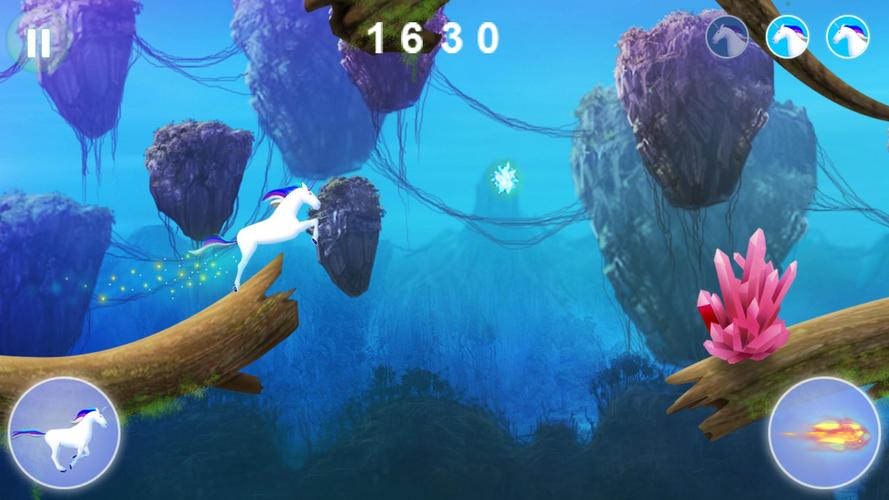 Unicorn dash : Magical Sky Zrzut ekranu 4