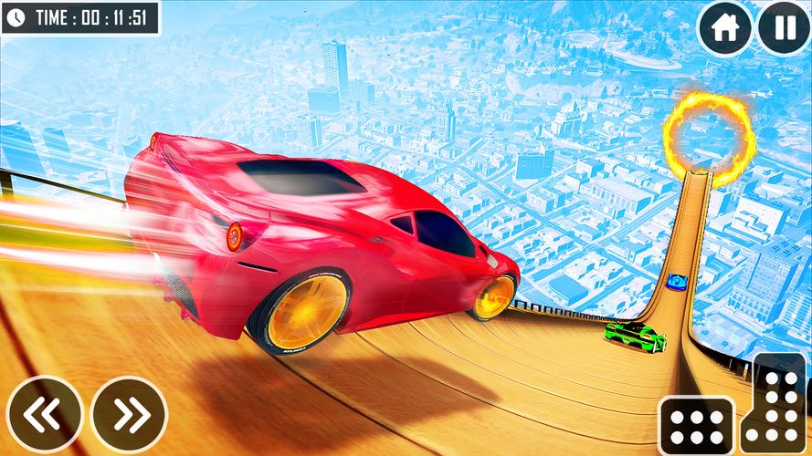 Car Stunt Races 3D: Mega Ramps Captura de pantalla 2