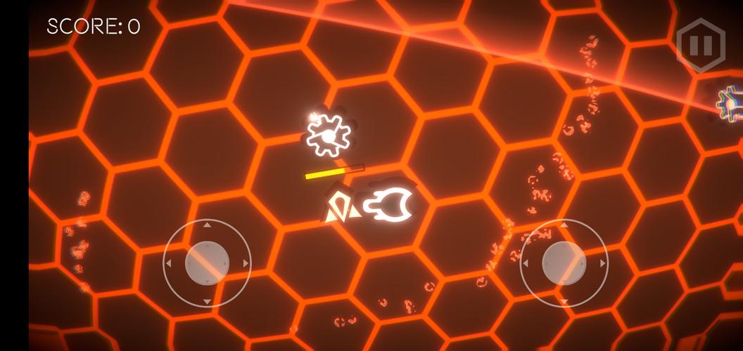 Hexa-Neon Shooter スクリーンショット 1