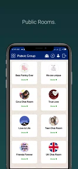 UK Chat - Group Chat Rooms Captura de tela 1
