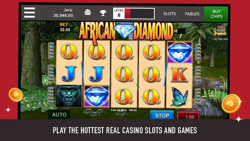 PlayJACK Slots Ảnh chụp màn hình 2