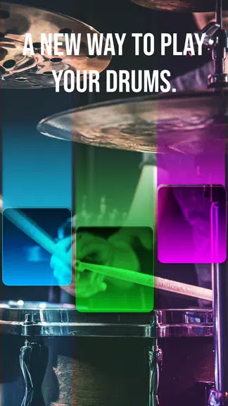 Drum Tiles: drumming game 스크린샷 1