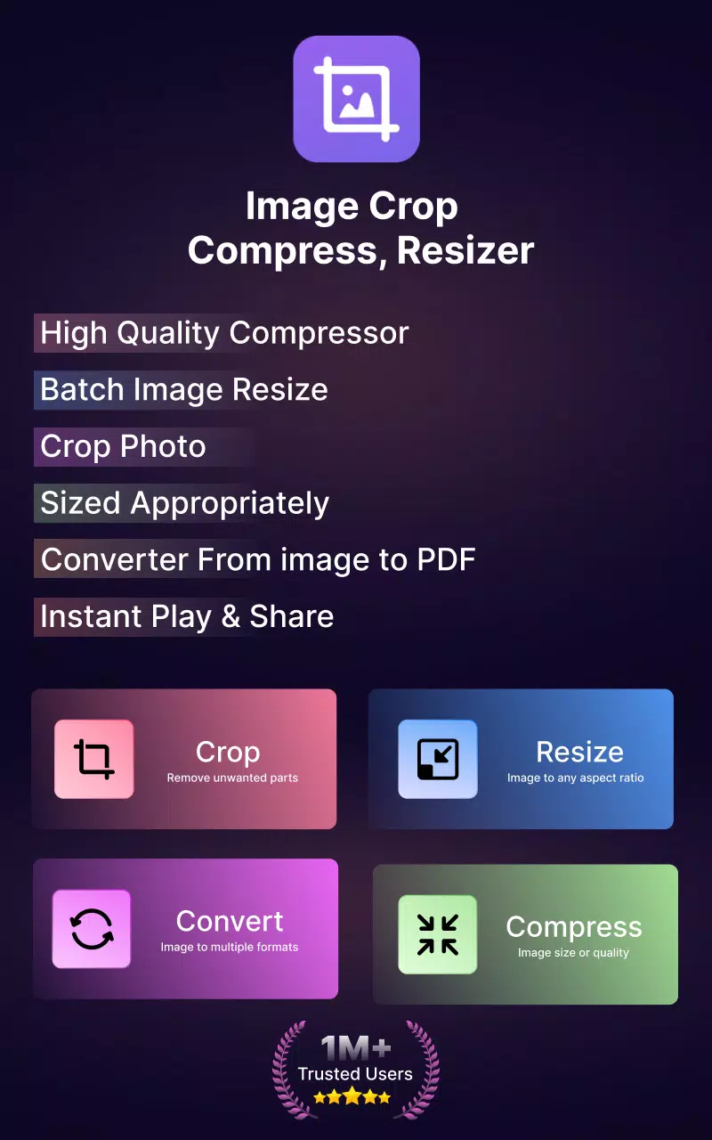 Image Crop - Compress, Resizer Screenshot 1