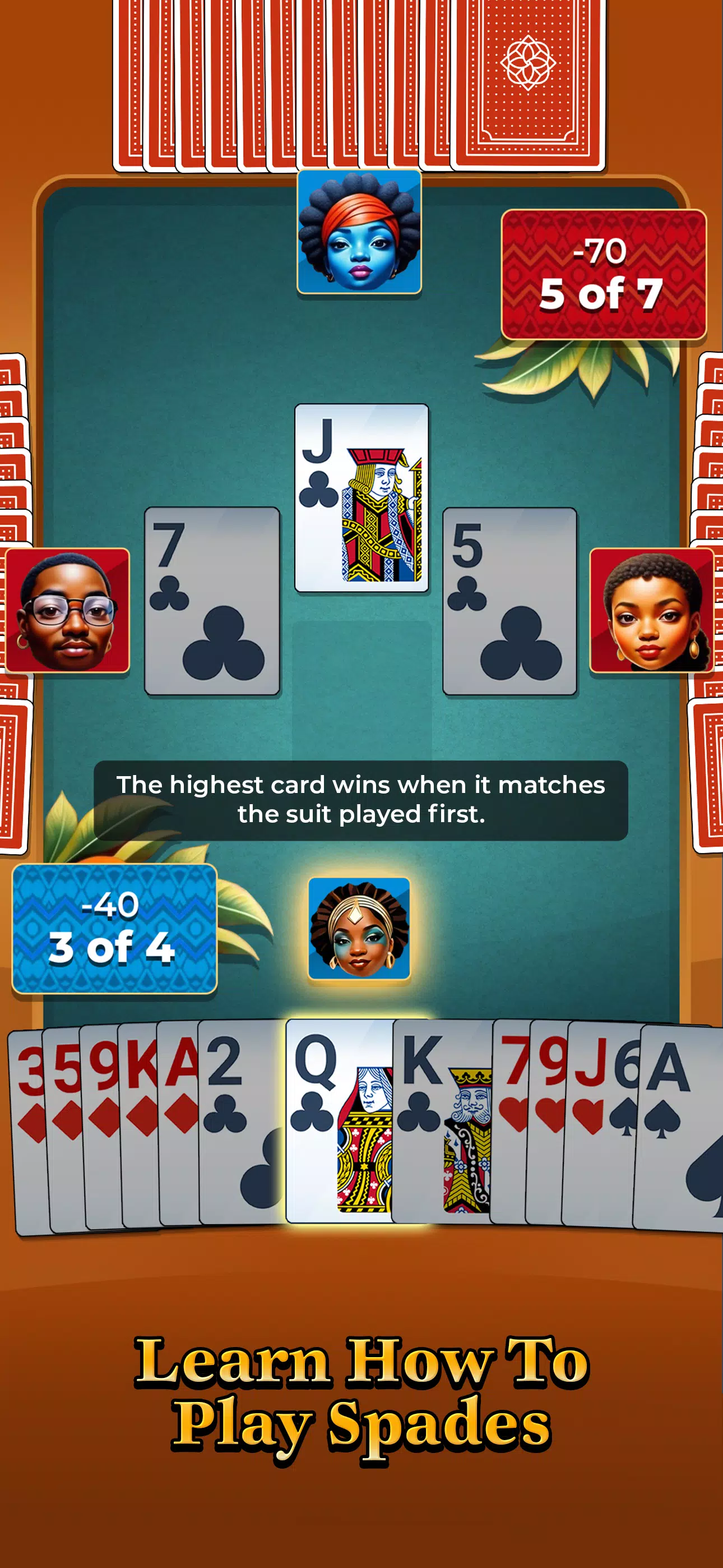 Spades Pop স্ক্রিনশট 1