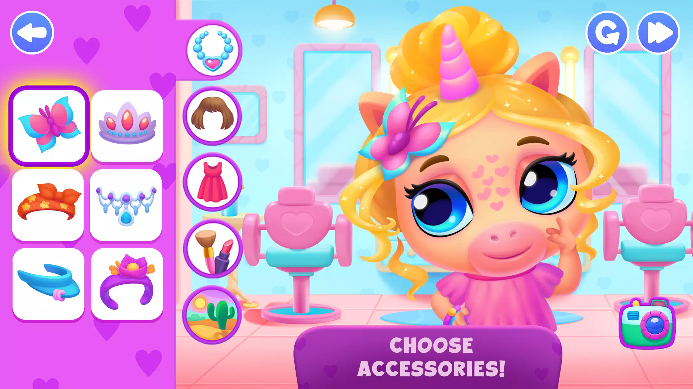 Unicorn Dress up games kids ภาพหน้าจอ 2