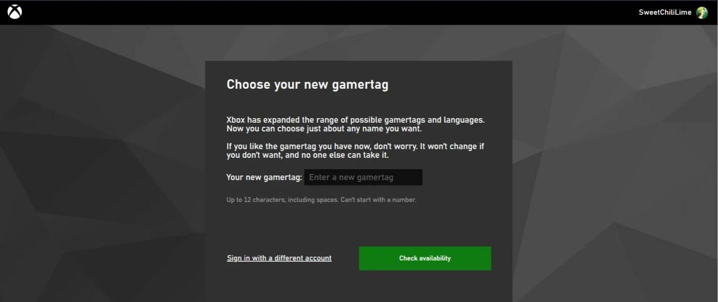 Changing Your Xbox Gamertag