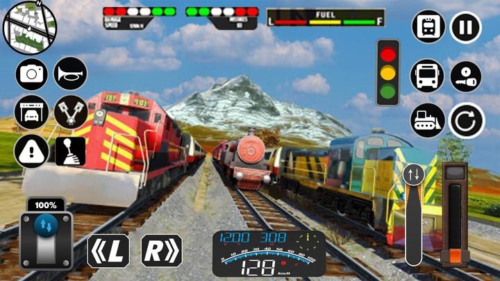 Indian Train Racing Games Ảnh chụp màn hình 3