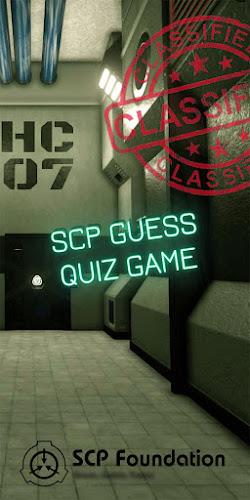 scp quiz game स्क्रीनशॉट 1