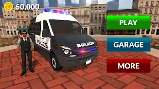 American Police Van Driving স্ক্রিনশট 4