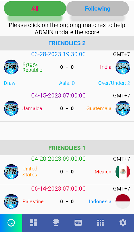 Friendly Matches 2024應用截圖第1張