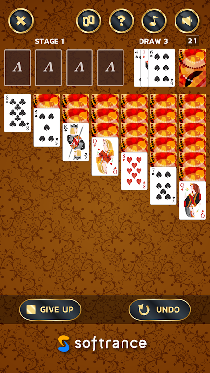 Klondike Solitaire - Free Playing Card Game Ảnh chụp màn hình 1