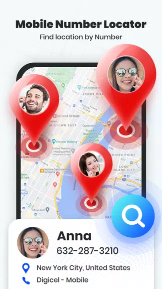 Live Mobile Number Locator Ảnh chụp màn hình 1