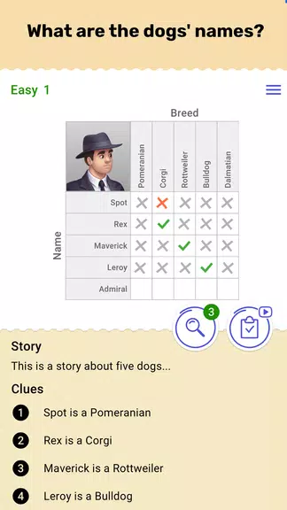 Cross Logic: Smart Puzzle Game Captura de tela 1