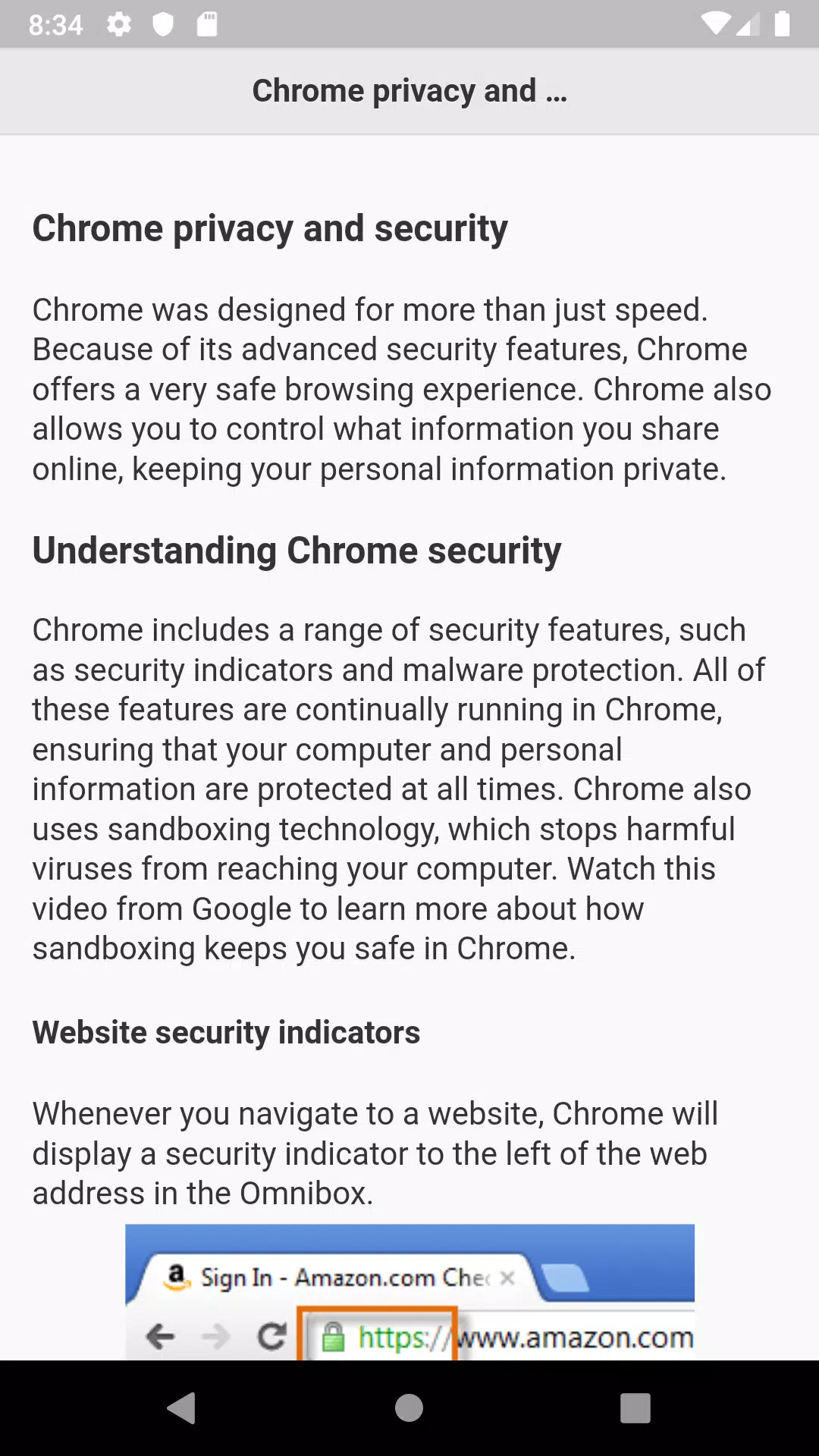 Tutorials for Web Browser Скриншот 2