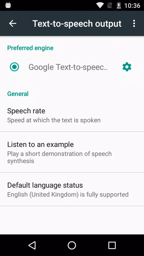 Speech Recognition & Synthesis Screenshot 1