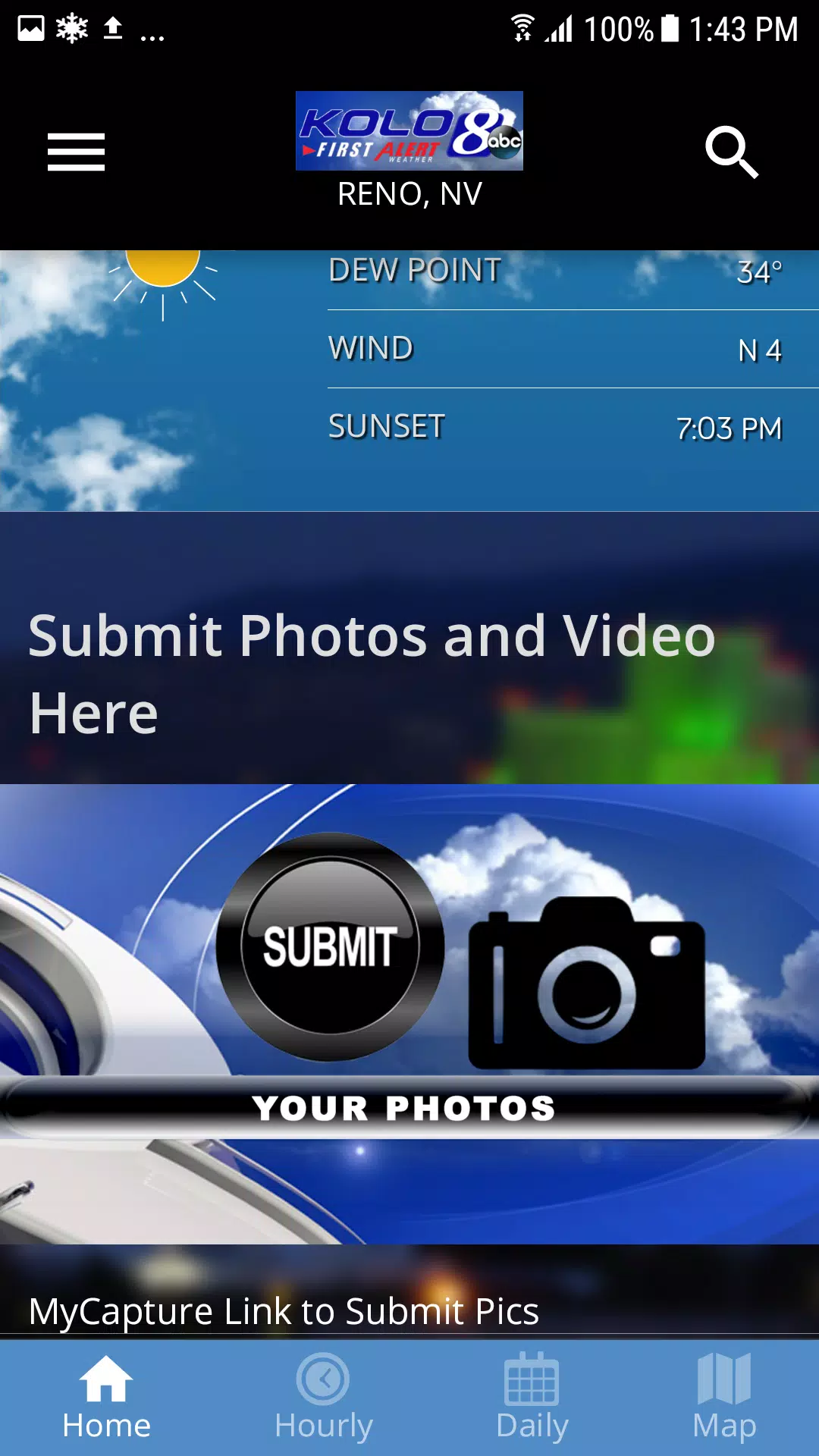 Schermata KOLO FirstAlert Weather 2