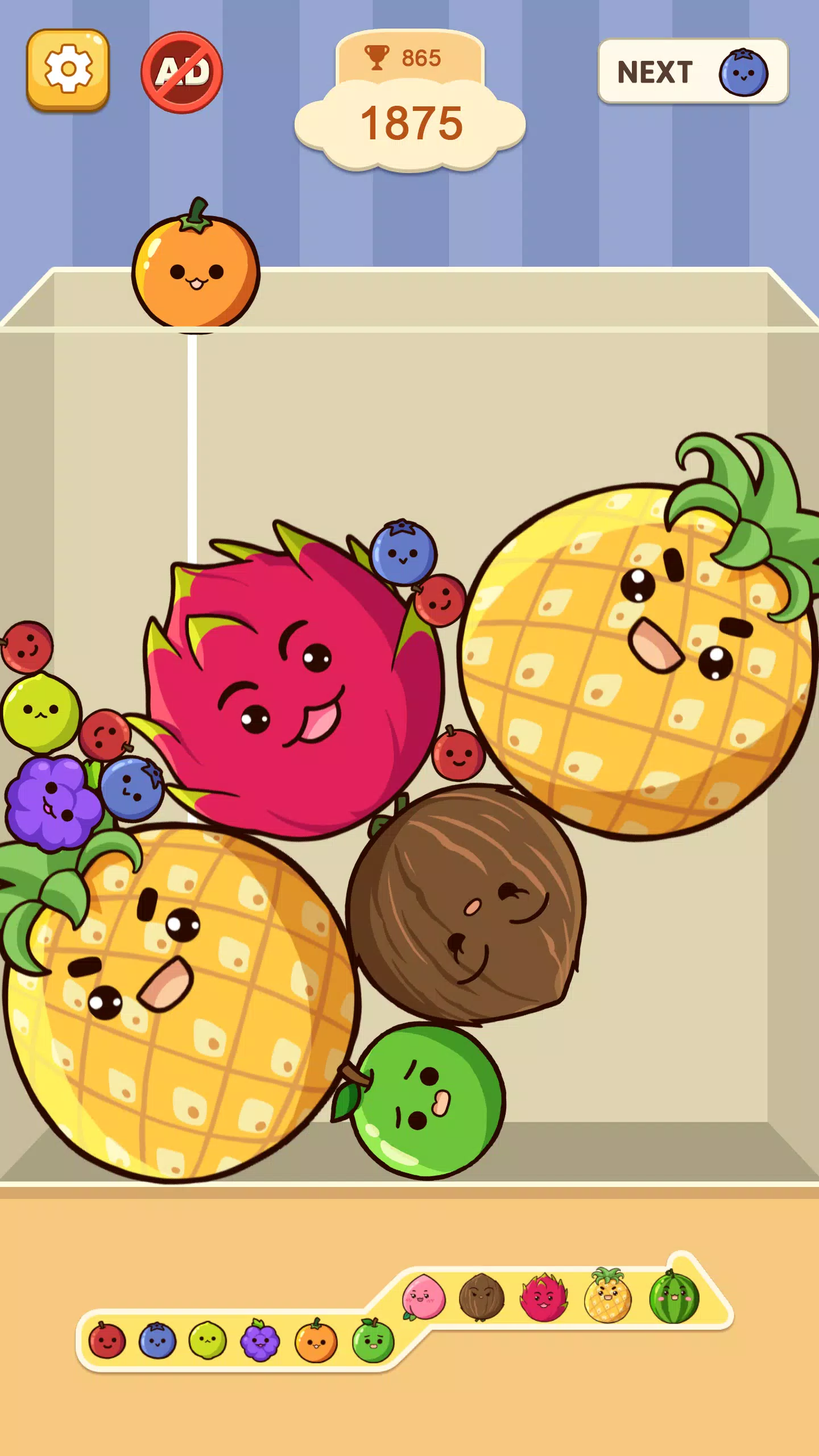 Fruit Merge: Juicy Drop Game ဖန်သားပြင်ဓာတ်ပုံ 4