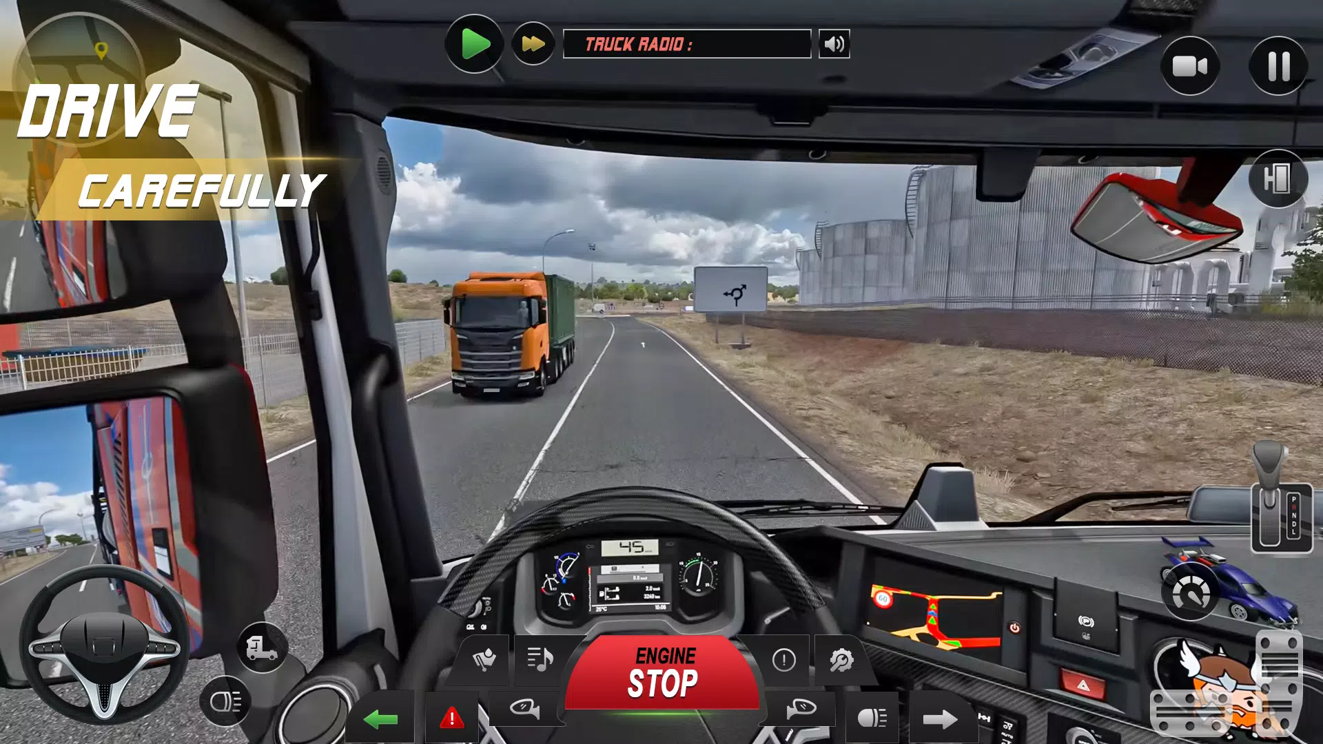 Euro Truck Driving Game 3d স্ক্রিনশট 4