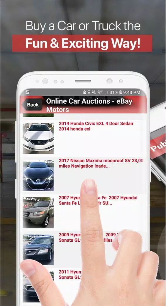 Public Car Auctions Directory Captura de tela 4