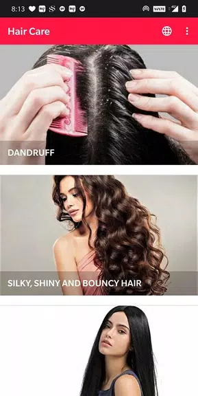 Hair Care - Dandruff, Hair Fal Captura de pantalla 1