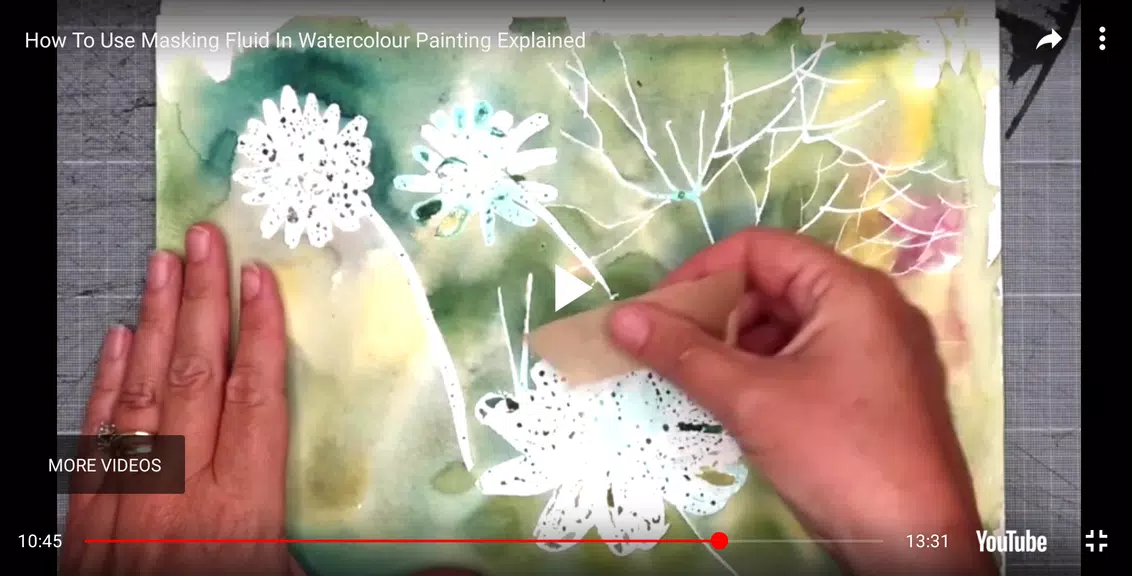 How to paint watercolor ဖန်သားပြင်ဓာတ်ပုံ 1