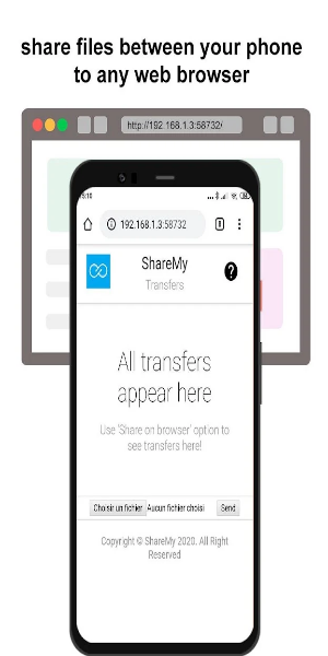 xShare- Transfer & Share files Ekran Görüntüsü 2