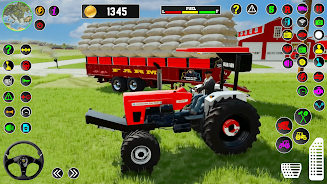 Farm Tractor Driving Game 2023 ဖန်သားပြင်ဓာတ်ပုံ 1