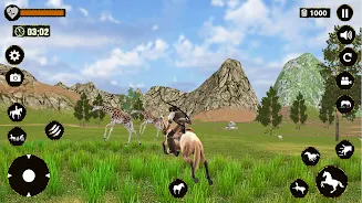 Wild Horse Simulator 3D Games スクリーンショット 1