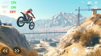 Motocross Beach Bike Games 3D Captura de tela 4