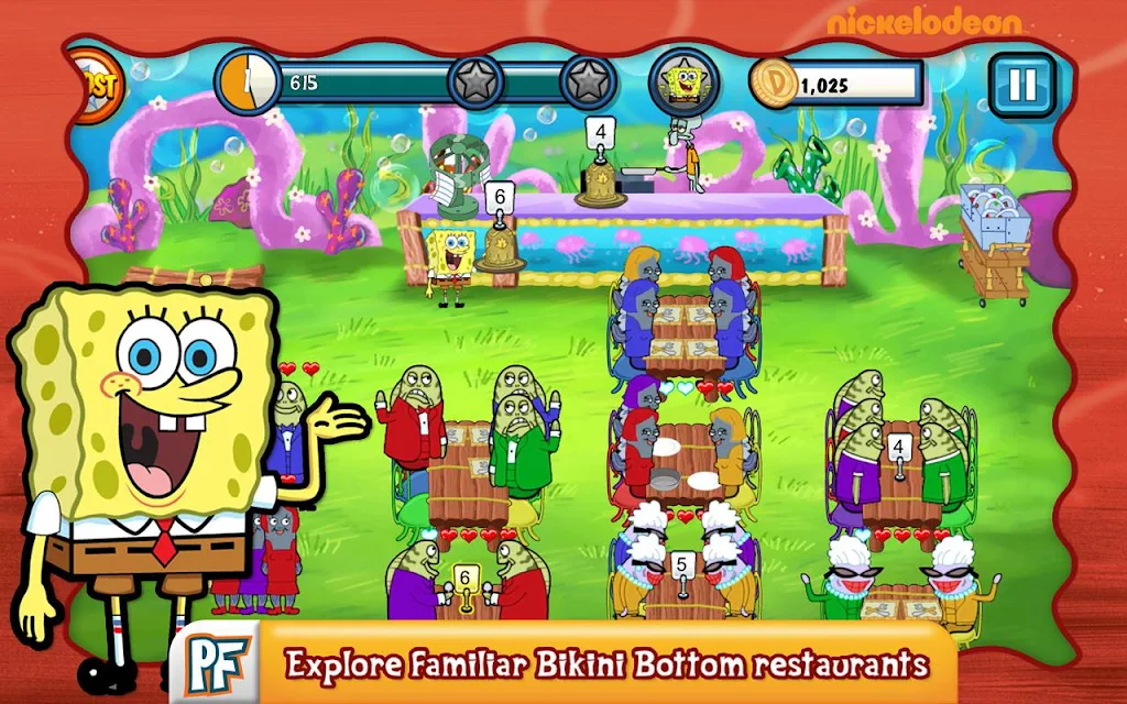 SpongeBob Diner Dash应用截图第1张