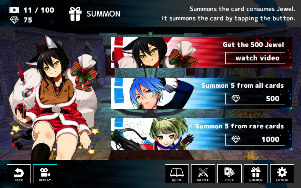 Jewel Savior Card Battle Screenshot 2