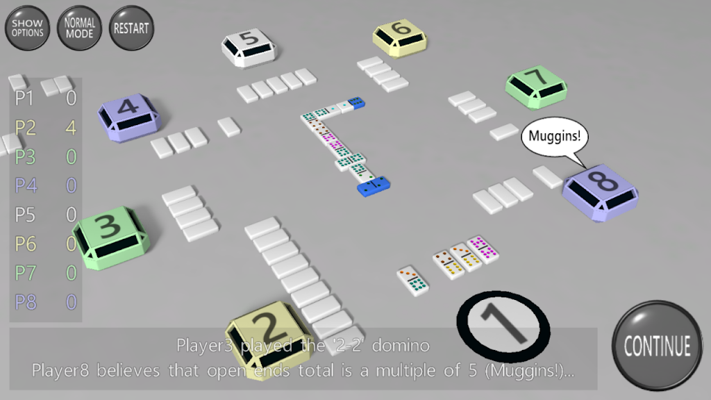 Schermata 3D Dominoes by A Trillion Games Ltd 2
