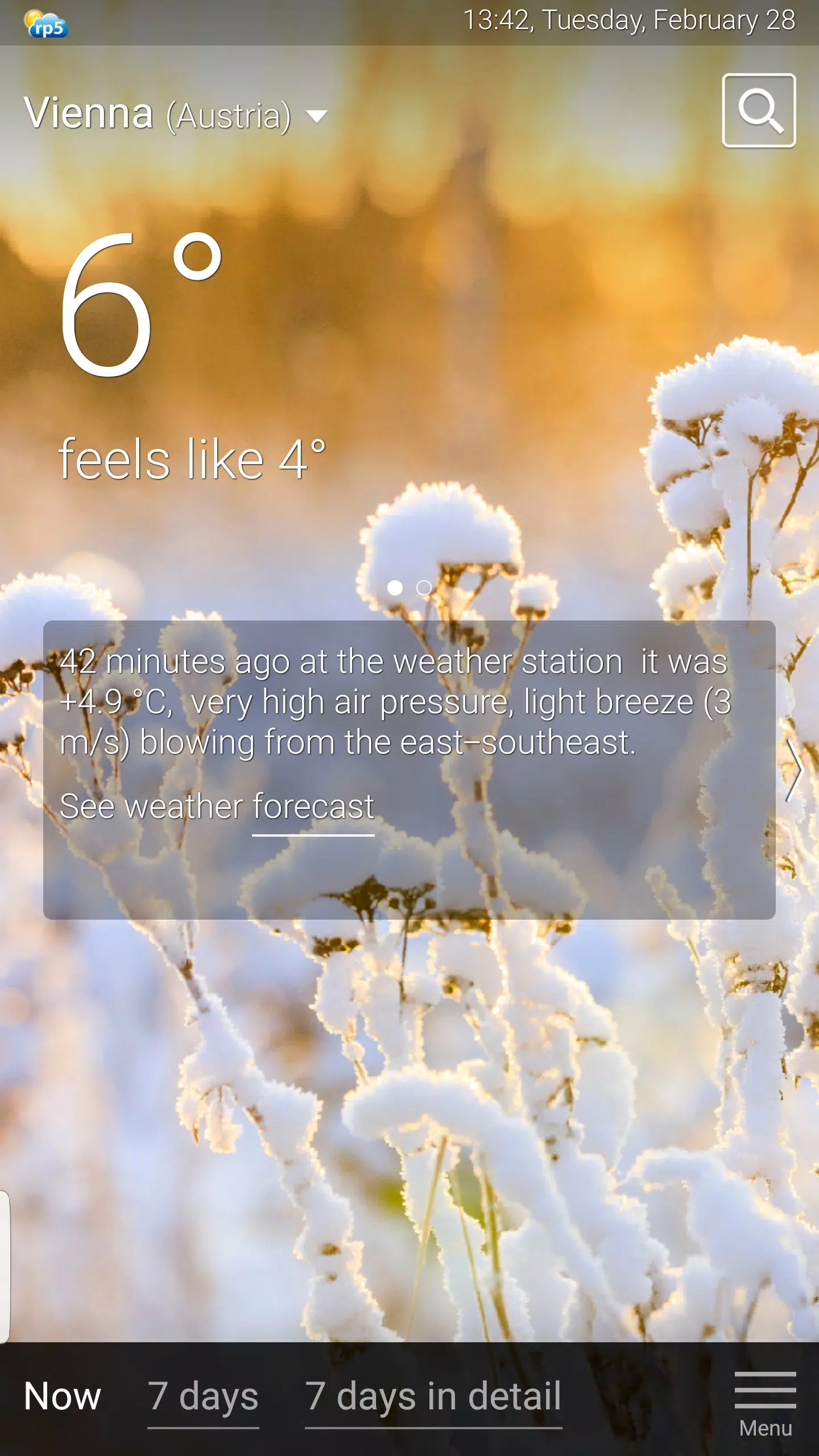 Weather rp5 (2023) Captura de pantalla 3