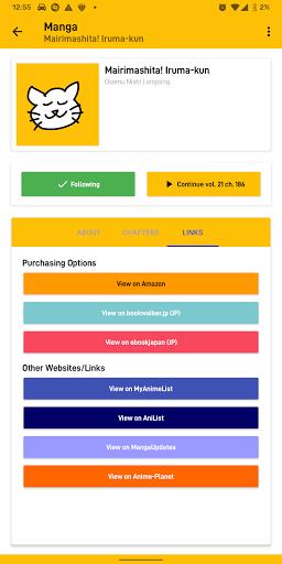 MobileMD - Mangadex client Tangkapan skrin 3