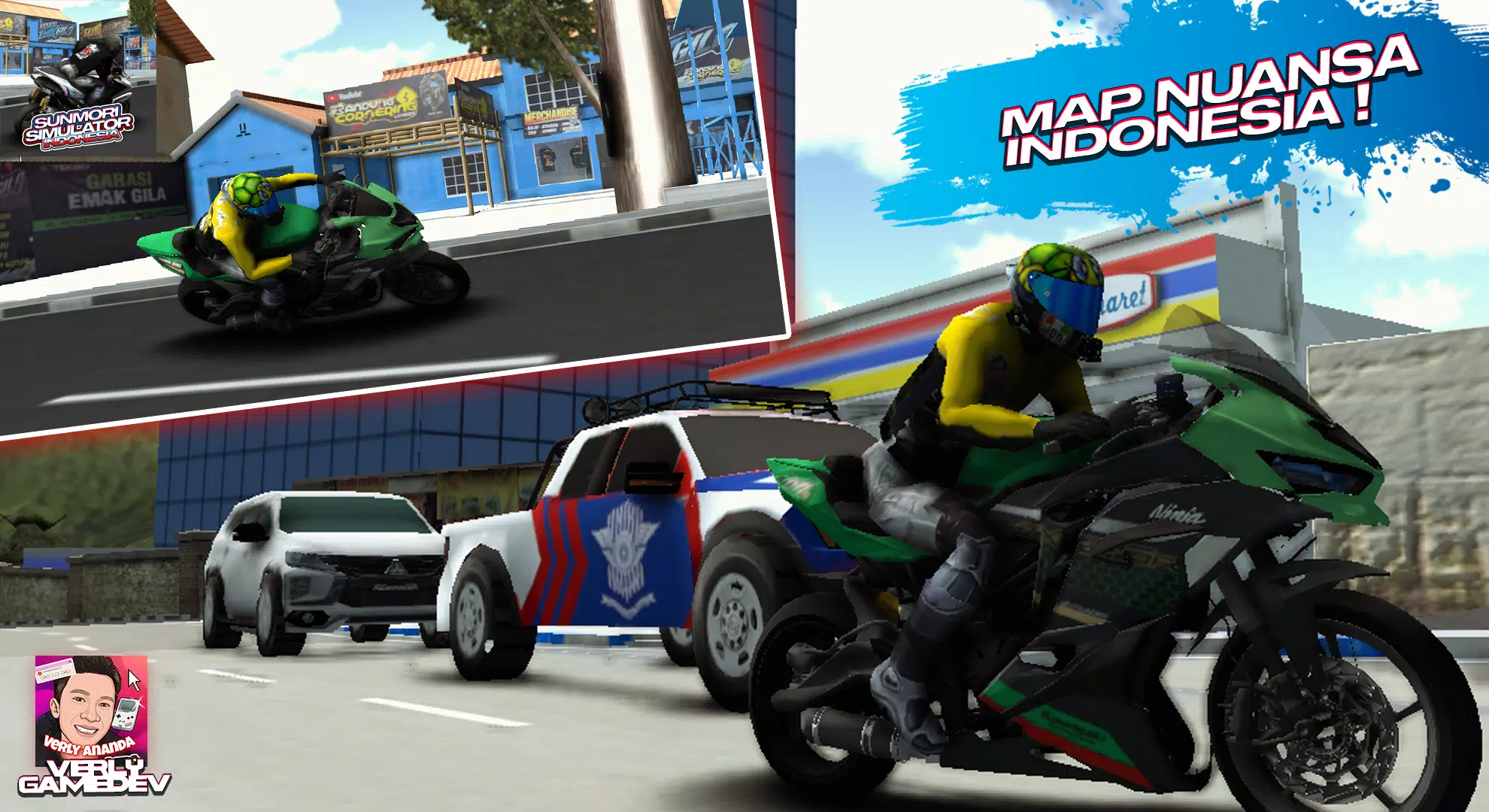 Sunmori Simulator Indonesia 3D Screenshot 2