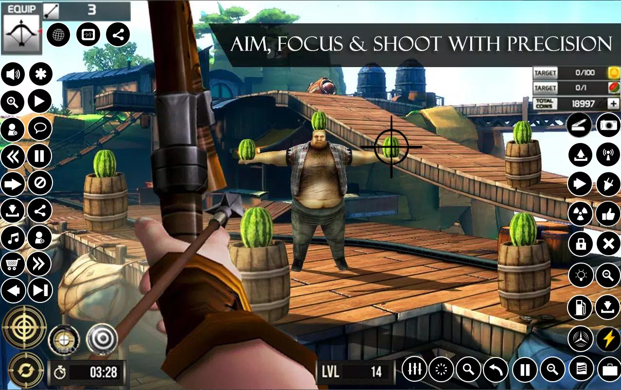 Watermelon Archery Games 3D Ekran Görüntüsü 4