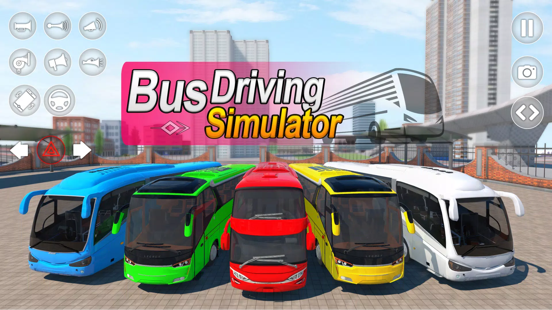 Bus Driving Games 3d Simulator Zrzut ekranu 4