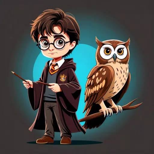 Hogwart Cartoon Pixel Art