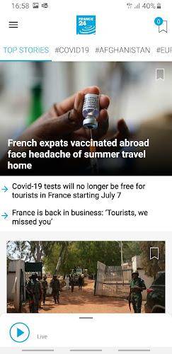 FRANCE 24 - Info et actualités应用截图第1张