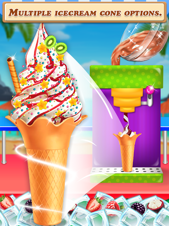 Street Ice Cream Shop Game Ảnh chụp màn hình 2