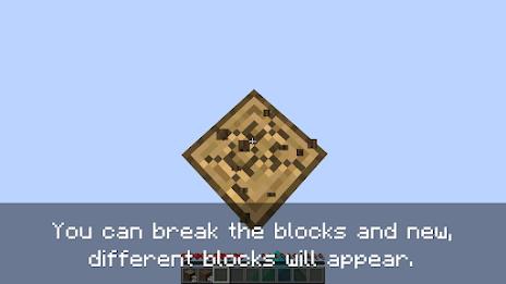 One block survival for MCPE स्क्रीनशॉट 2