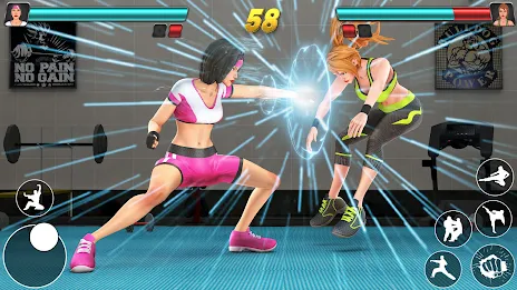 Gym Fight Club: Fighting Game Ekran Görüntüsü 1