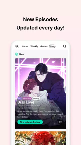 Lalatoon - Comics e Webtoons Captura de tela 1