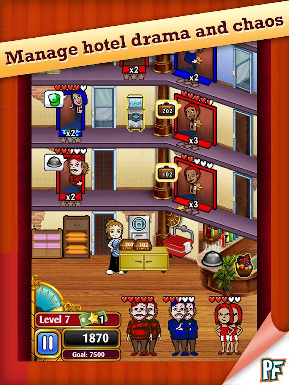 Hotel Dash Tangkapan skrin 2