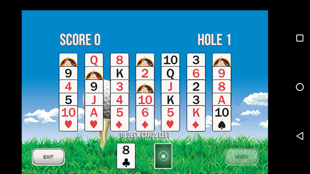 Schermata Golf Solitaire 18 2