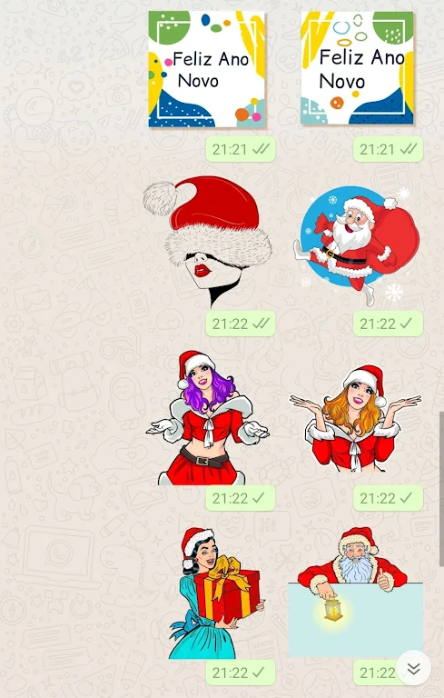 Feliz Ano Novo 2023 Figurinhas應用截圖第2張