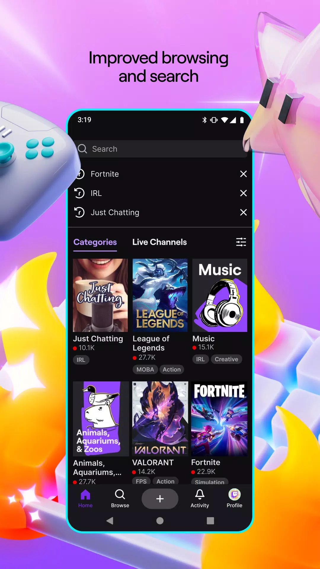 Twitch ภาพหน้าจอ 3