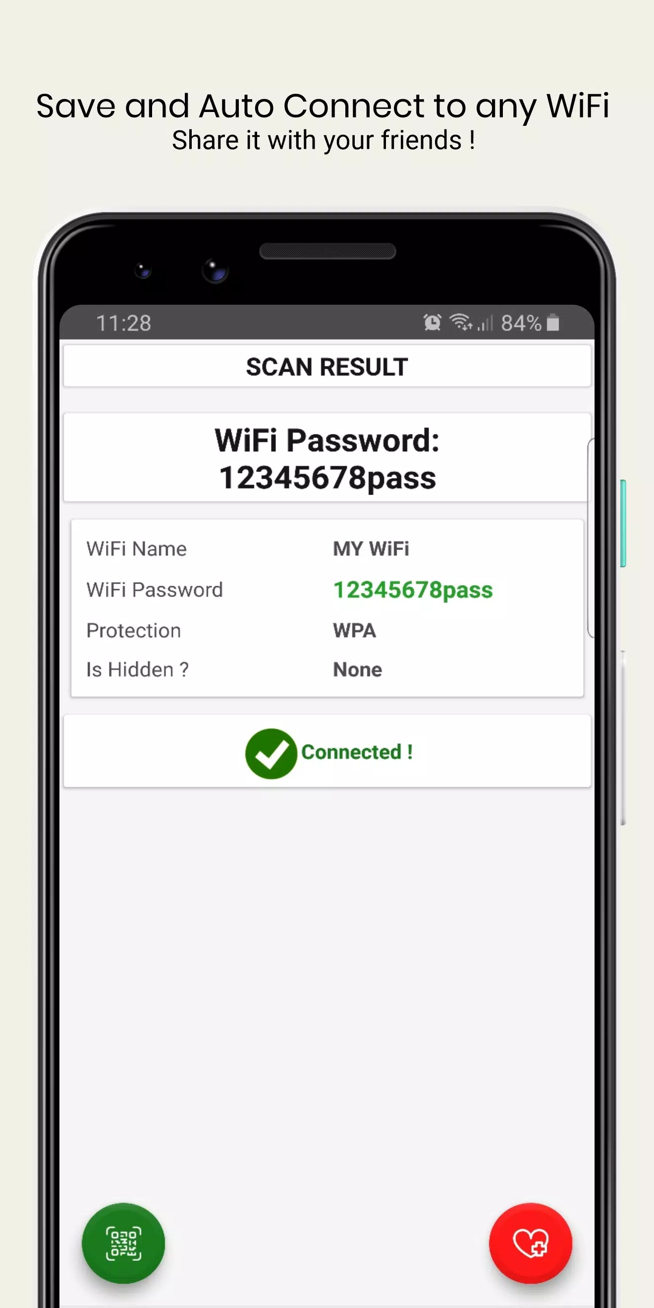 WiFi QrCode Password scanner Capture d'écran 4