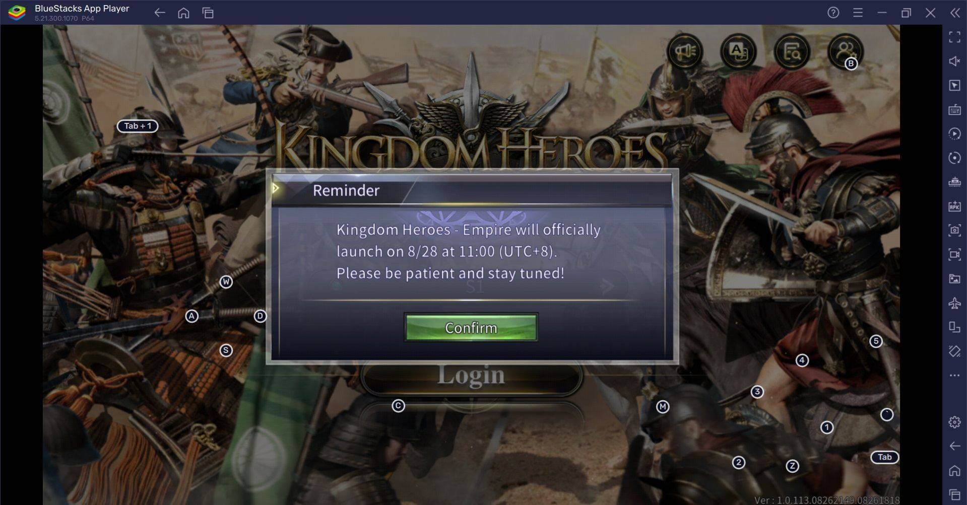 Kingdom Heroes - Empire - Redeem Code Screenshot