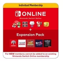 Nintendo Switch Online 12 Buwan Indibidwal na Membership + Expansion Pack Egift Card